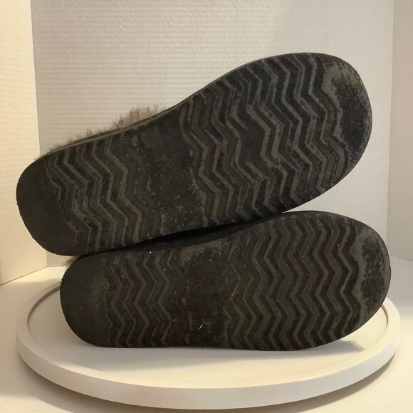 Genuine Suede Blend Winter Snow Ankle Boots MUFFY Women Size 6 Buckle Accent - Picture 5 of 7